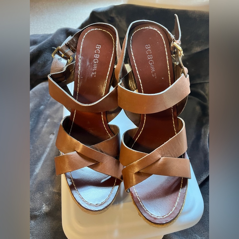BCBG- Camel Color Heels